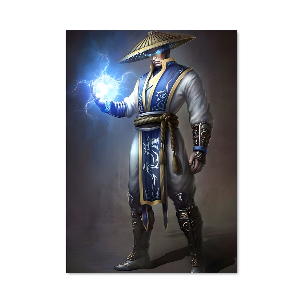 Poster Raiden : Foudre Éternelle – affiche Mortal kombat